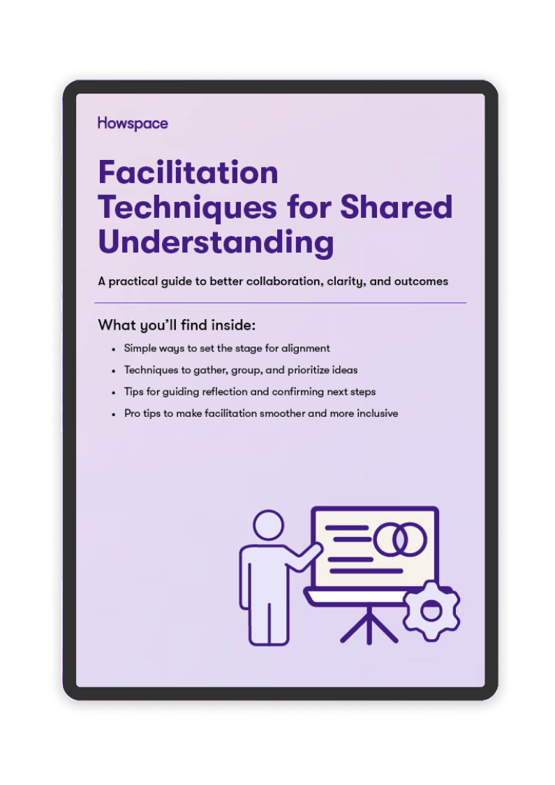 Facilitation techniques for shared understanding
